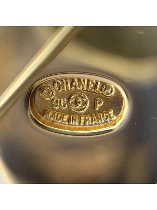 Chanel Brooch Coco Mark Turnlock Design Accessories GP 96 P - Picture 4 of 7